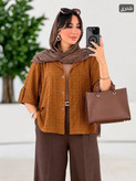 مانتو برکه ژاکارد شیشهای اعلا