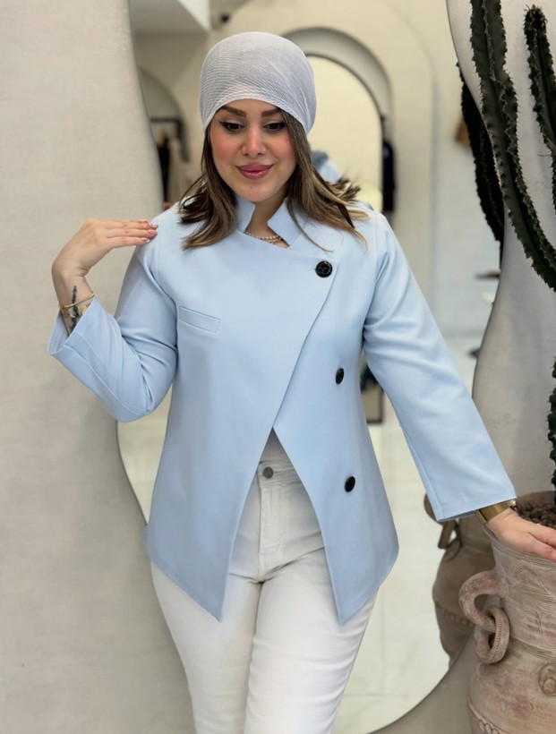 کت تک زنانه مروارید مدل پرشین کرپ مازراتی