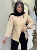 کت تک زنانه مروارید مدل پرشین کرپ مازراتی