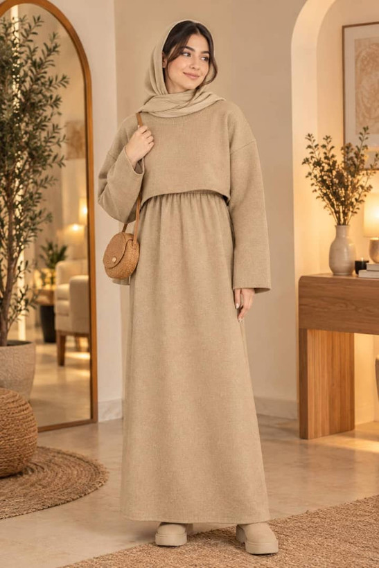 ست بافت زنانه سلین مدل سلین بافت سهنخ درجهیک
